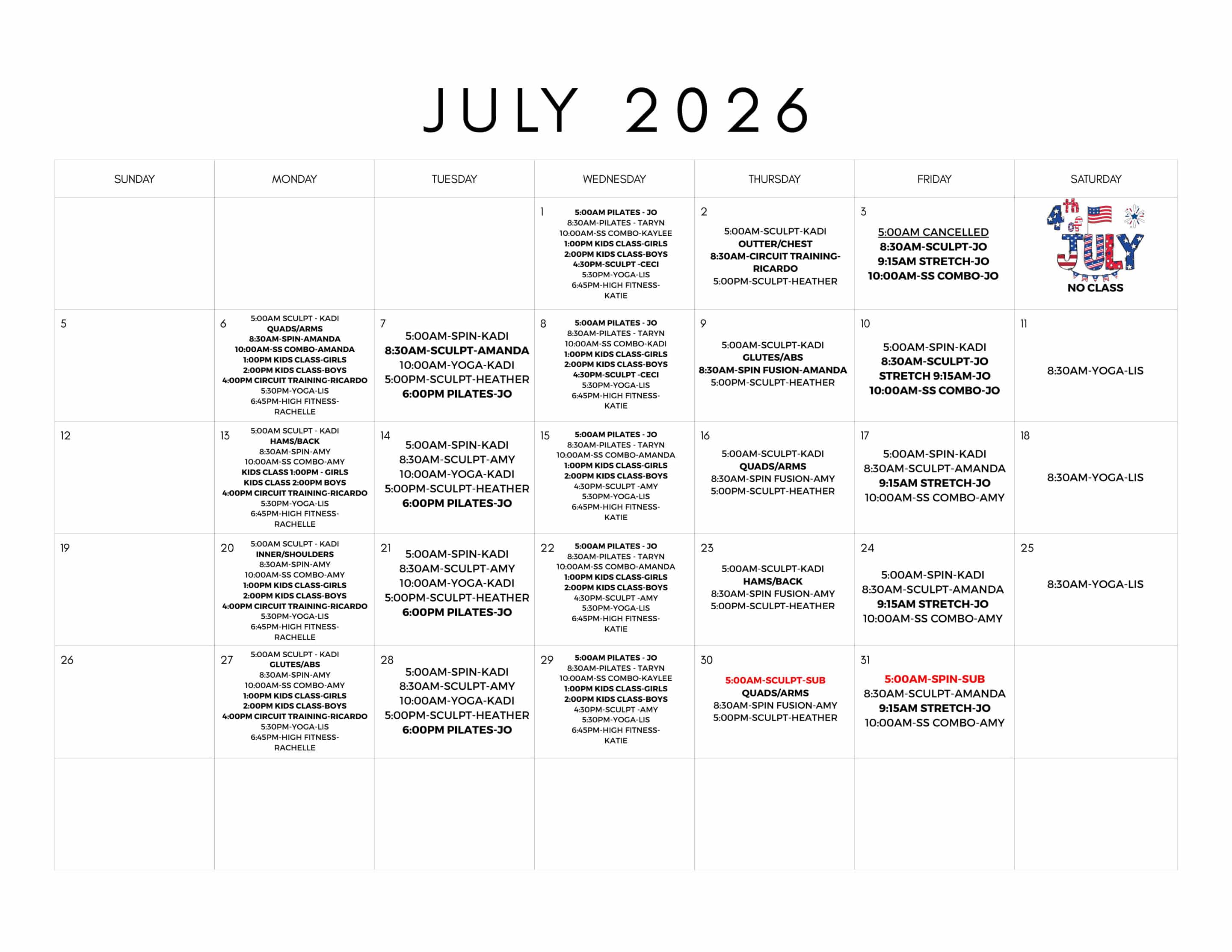 Copy of Group X Schedule 25-26